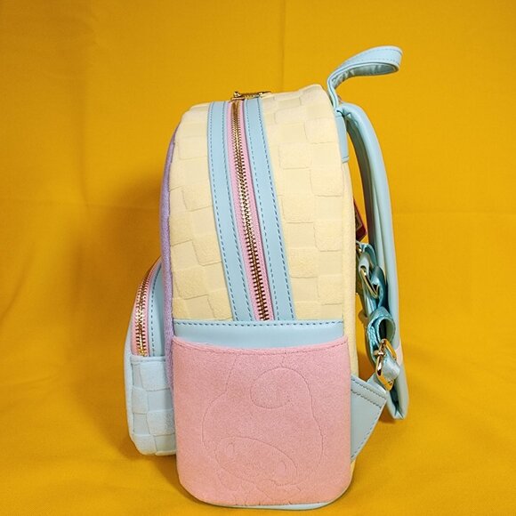 Loungefly SDCC LE Hello Kitty & Friends Color Block Terry Cloth Mini Backpack - Picture 8 of 12